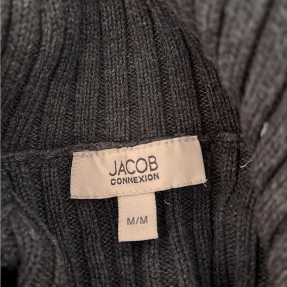 Jacob Connexion Mid–Late 2000’s Ribbed Zip Cardigan 🖤 - Picture 6 of 7